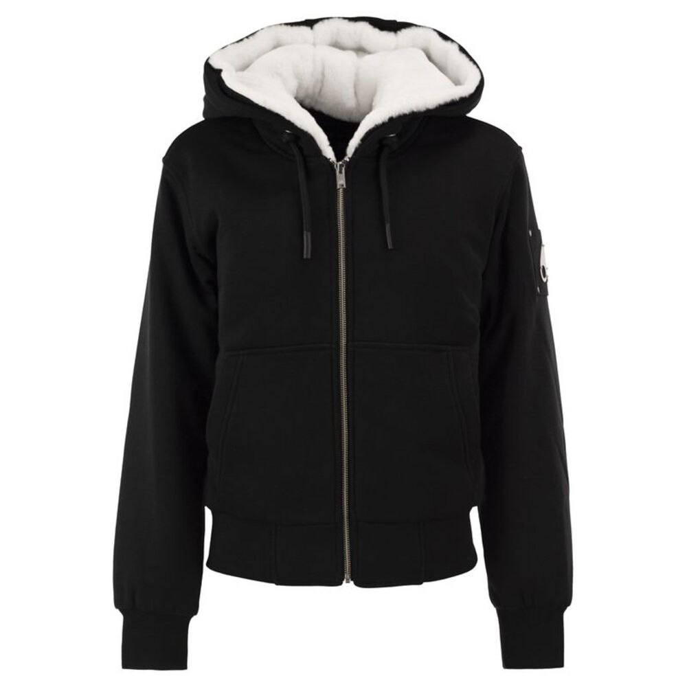 Moose Knuckles Women Classic Bunny - Hooded Sweatshirt With Faux Fur Lining